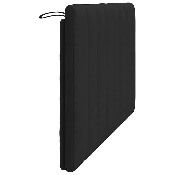 Pernă tăblie de pat, Hanko, negru, 120 cm, catifea WALTI