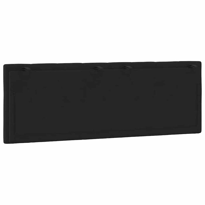 Pernă tăblie de pat, Hanko, negru, 120 cm, catifea WALTI