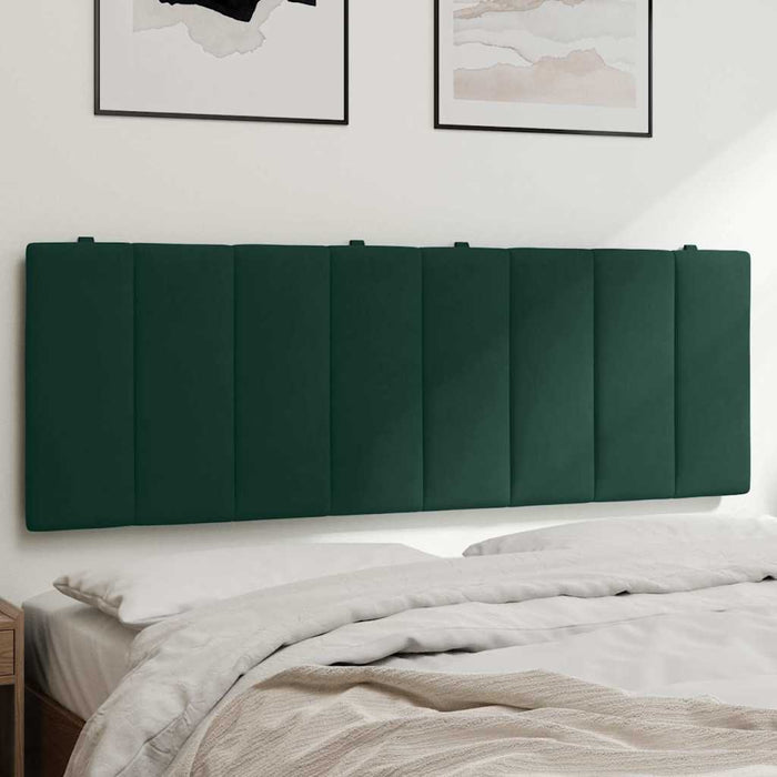 Pernă tăblie de pat, Hanko, verde, 120 cm, catifea WALTI
