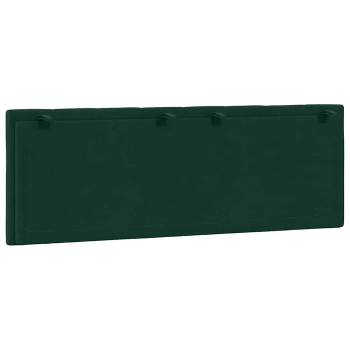 Pernă tăblie de pat, Hanko, verde, 120 cm, catifea WALTI