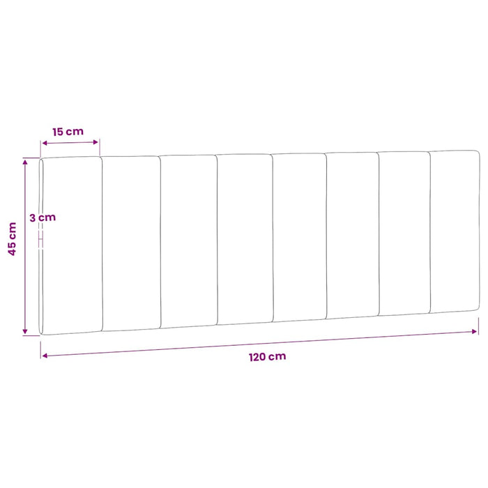 Pernă tăblie de pat, Hanko, verde, 120 cm, catifea WALTI