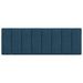 Pernă tăblie de pat, Hanko, albastru, 120 cm, catifea - WALTI WALTI