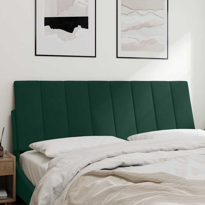 Pernă tăblie de pat, Hanko, verde, 140 cm, catifea WALTI