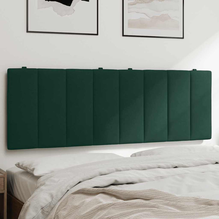 Pernă tăblie de pat, Hanko, verde, 140 cm, catifea WALTI