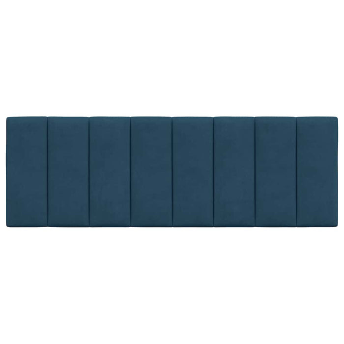 Pernă tăblie de pat, Hanko, albastru, 140 cm, catifea WALTI