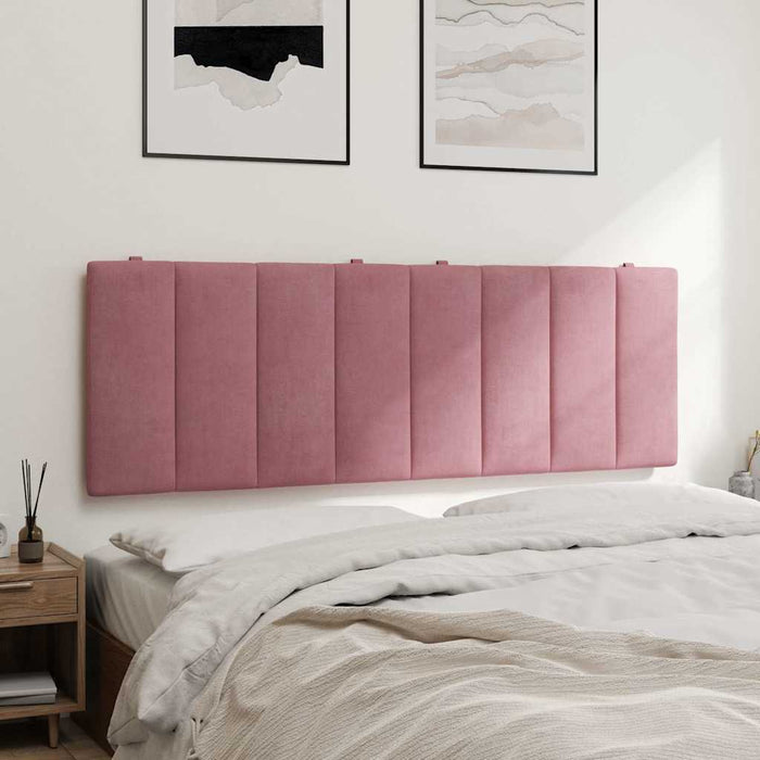 Pernă tăblie de pat, Hanko, roz, 140 cm, catifea WALTI