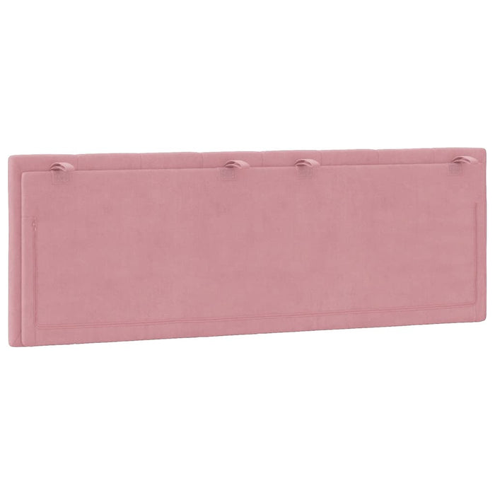 Pernă tăblie de pat, Hanko, roz, 140 cm, catifea WALTI
