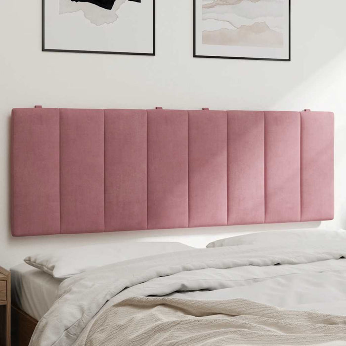 Pernă tăblie de pat, Hanko, roz, 140 cm, catifea WALTI