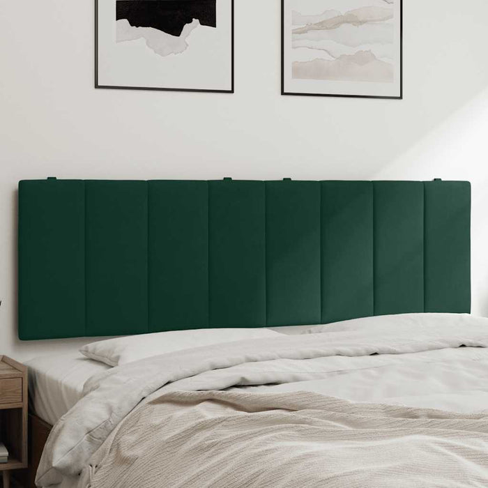 Pernă tăblie de pat, Hanko, verde, 160 cm, catifea WALTI