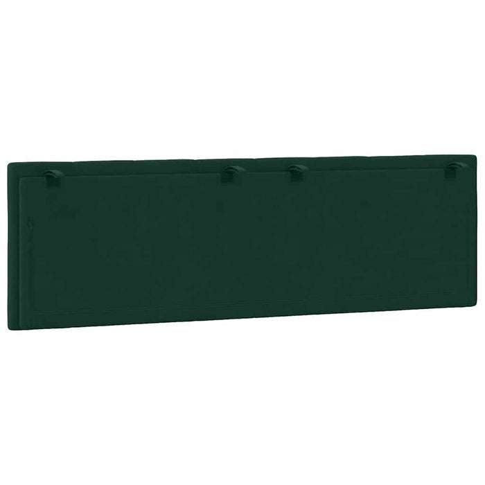 Pernă tăblie de pat, Hanko, verde, 160 cm, catifea WALTI