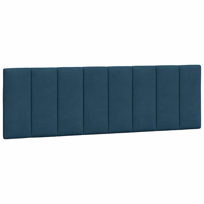 Pernă tăblie de pat, Hanko, albastru, 160 cm, catifea WALTI