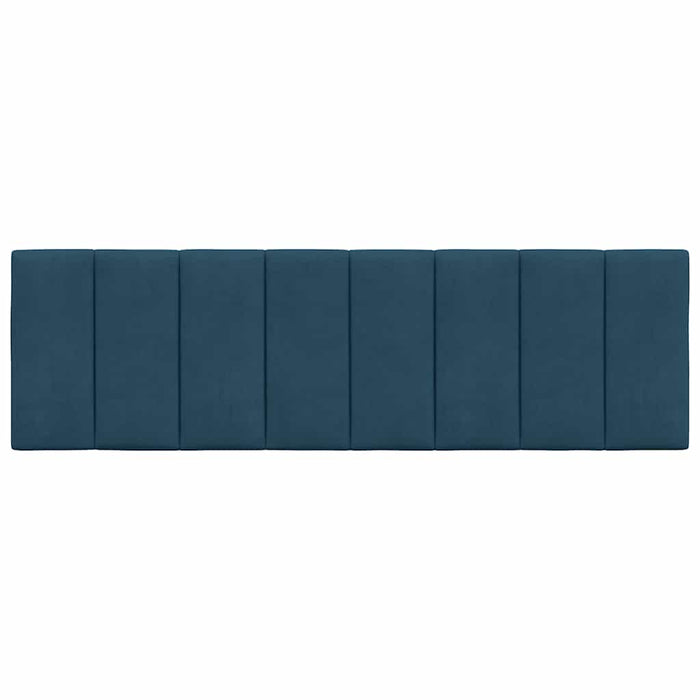 Pernă tăblie de pat, Hanko, albastru, 160 cm, catifea WALTI
