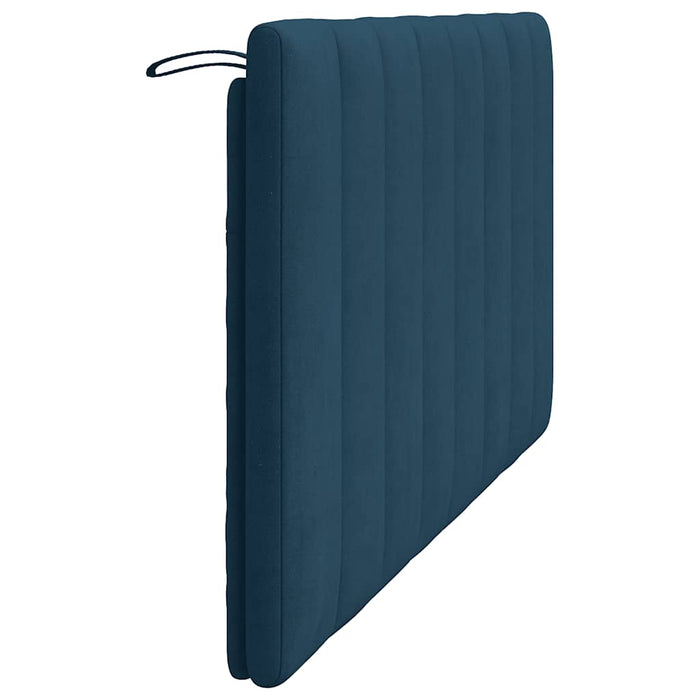 Pernă tăblie de pat, Hanko, albastru, 160 cm, catifea WALTI