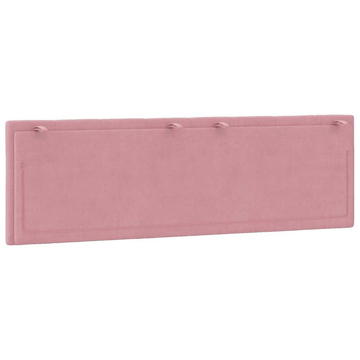 Pernă tăblie de pat, Hanko, roz, 160 cm, catifea WALTI