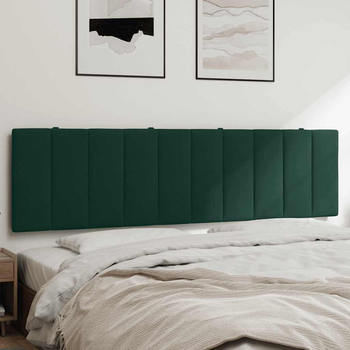 Pernă tăblie de pat, Hanko, verde, 180 cm, catifea WALTI