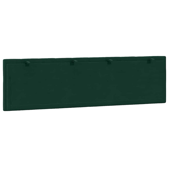 Pernă tăblie de pat, Hanko, verde, 180 cm, catifea WALTI