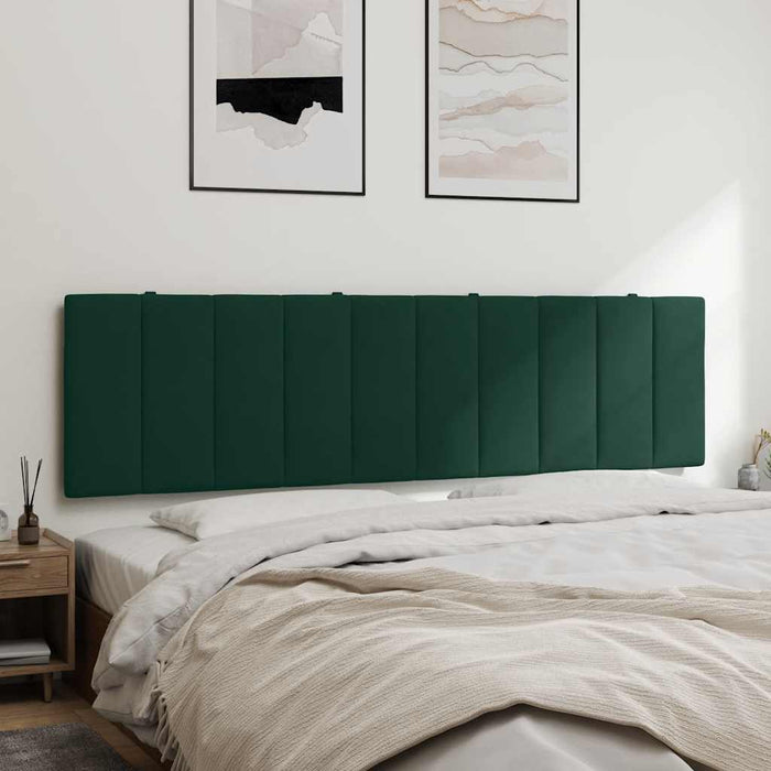 Pernă tăblie de pat, Hanko, verde, 180 cm, catifea WALTI