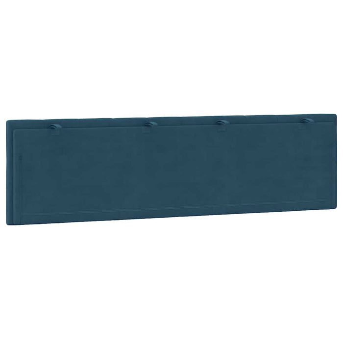 Pernă tăblie de pat, Hanko, albastru, 180 cm, catifea WALTI