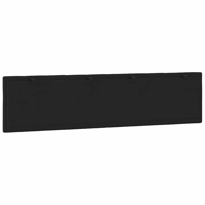 Pernă tăblie de pat, Hanko, negru, 200 cm, catifea WALTI