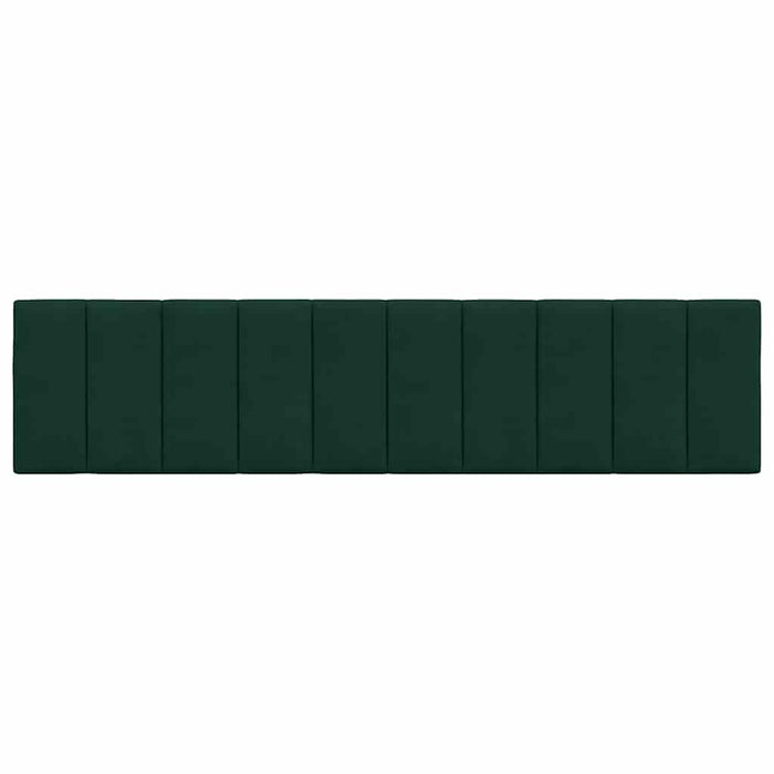 Pernă tăblie de pat, Hanko, verde, 200 cm, catifea - WALTI WALTI