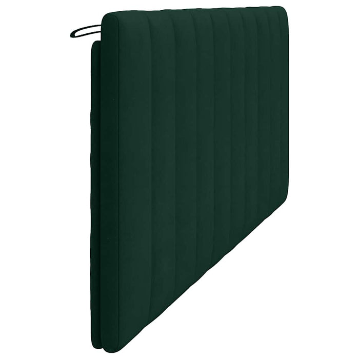 Pernă tăblie de pat, Hanko, verde, 200 cm, catifea - WALTI WALTI