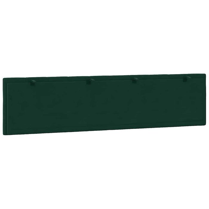 Pernă tăblie de pat, Hanko, verde, 200 cm, catifea - WALTI WALTI