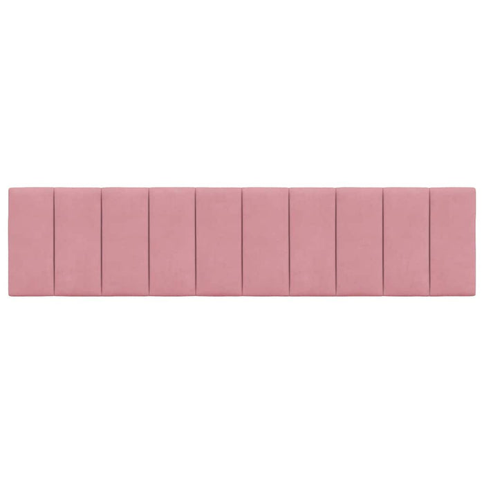 Pernă tăblie de pat, Hanko, roz, 200 cm, catifea WALTI
