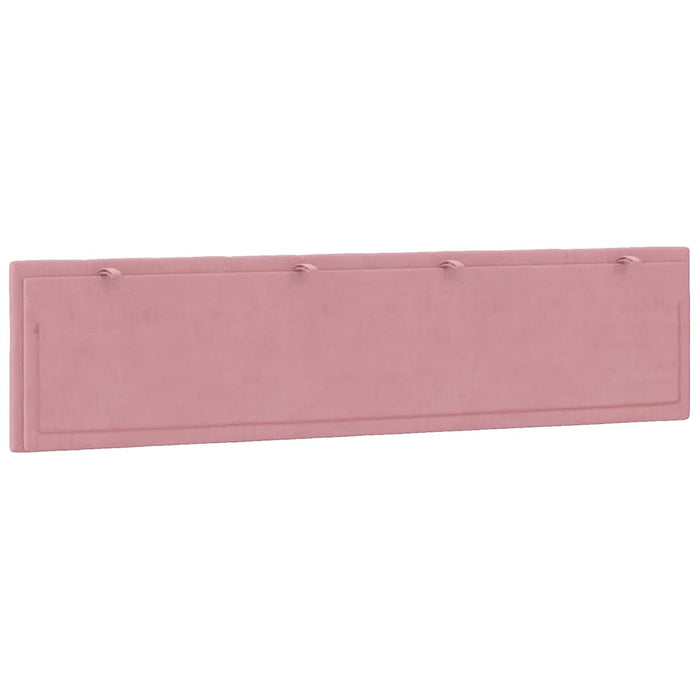 Pernă tăblie de pat, Hanko, roz, 200 cm, catifea WALTI
