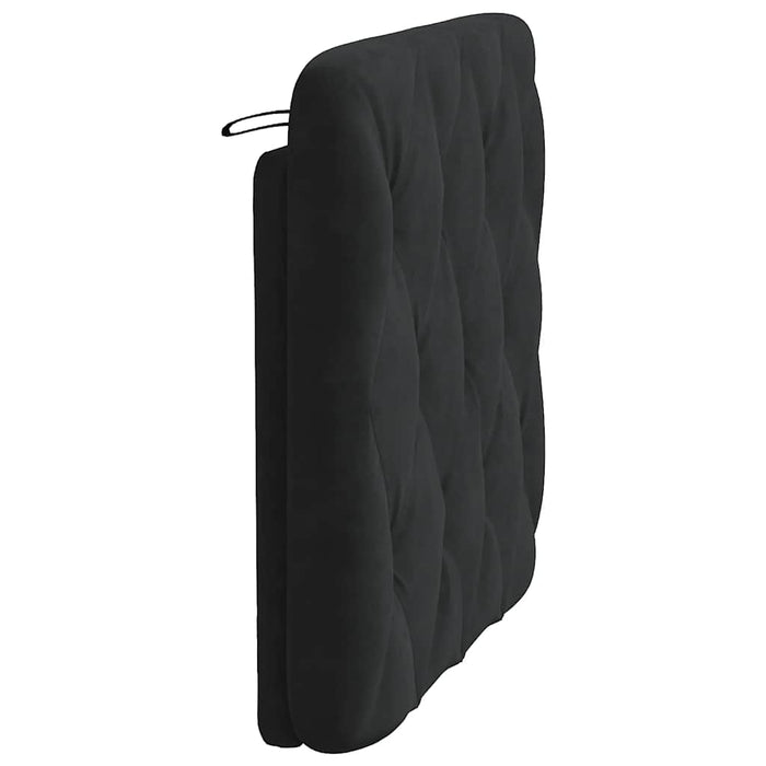 Pernă tăblie de pat, negru, 80 cm, catifea - WALTI WALTI