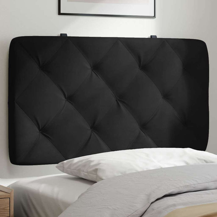Pernă tăblie de pat, negru, 80 cm, catifea - WALTI WALTI