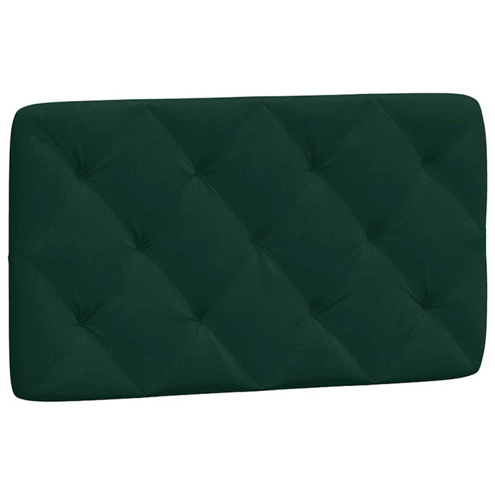 Pernă tăblie de pat, verde, 80 cm, catifea - WALTI WALTI