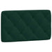 Pernă tăblie de pat, verde, 80 cm, catifea - WALTI WALTI