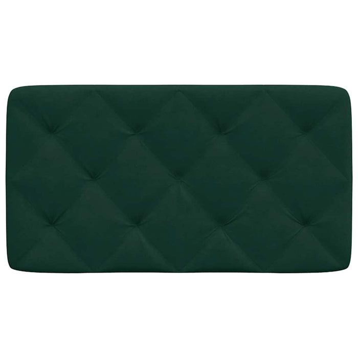 Pernă tăblie de pat, verde, 80 cm, catifea - WALTI WALTI