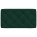Pernă tăblie de pat, verde, 80 cm, catifea - WALTI WALTI