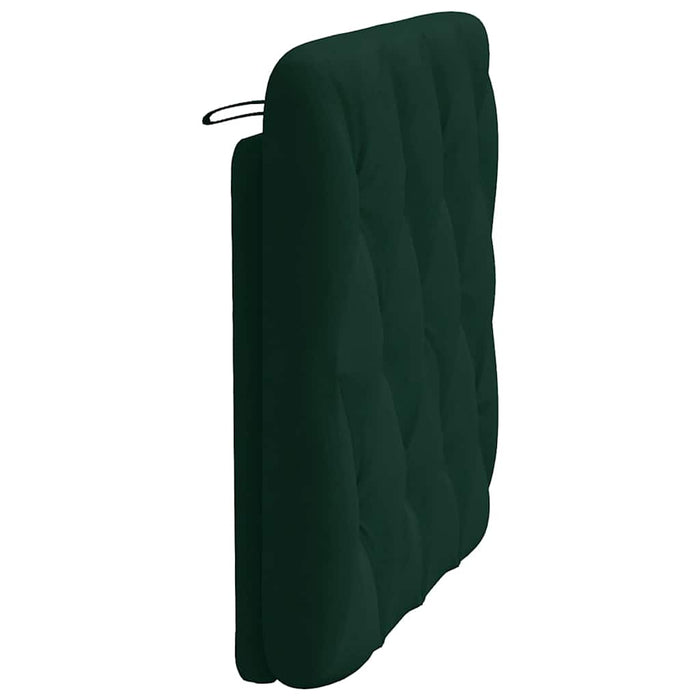 Pernă tăblie de pat, verde, 80 cm, catifea - WALTI WALTI