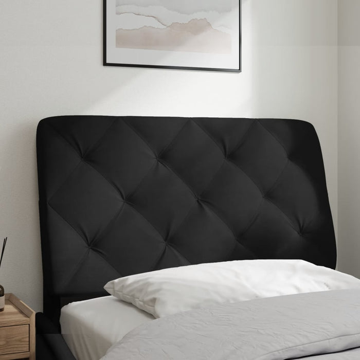 Pernă tăblie de pat, negru, 90 cm, catifea - WALTI WALTI