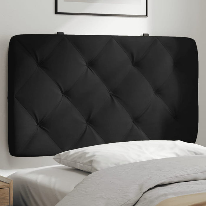 Pernă tăblie de pat, negru, 90 cm, catifea - WALTI WALTI