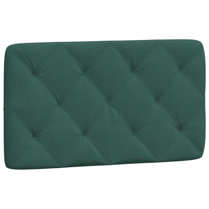 Pernă tăblie de pat, verde, 90 cm, catifea - WALTI WALTI