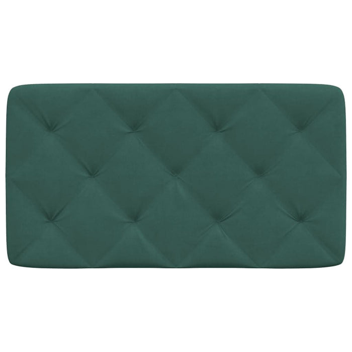 Pernă tăblie de pat, verde, 90 cm, catifea - WALTI WALTI