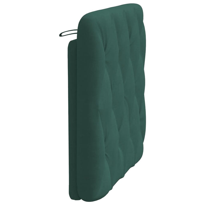 Pernă tăblie de pat, verde, 90 cm, catifea - WALTI WALTI