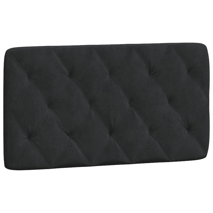 Pernă tăblie de pat, negru, 100 cm, catifea - WALTI WALTI