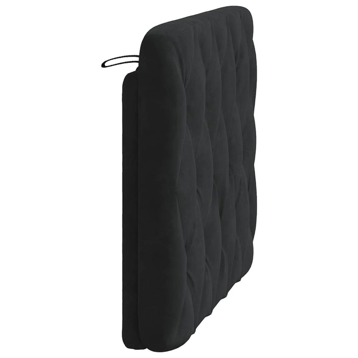 Pernă tăblie de pat, negru, 100 cm, catifea - WALTI WALTI