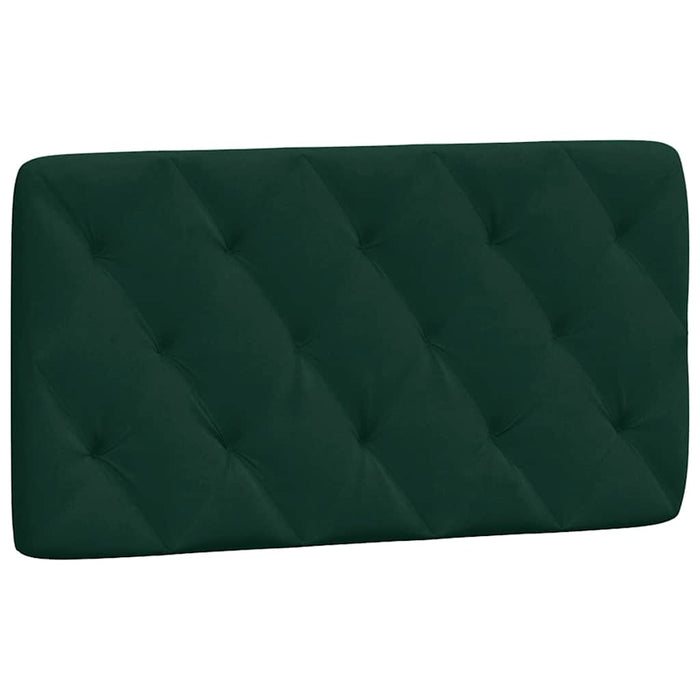 Pernă tăblie de pat, verde, 100 cm, catifea - WALTI WALTI