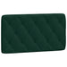 Pernă tăblie de pat, verde, 100 cm, catifea - WALTI WALTI