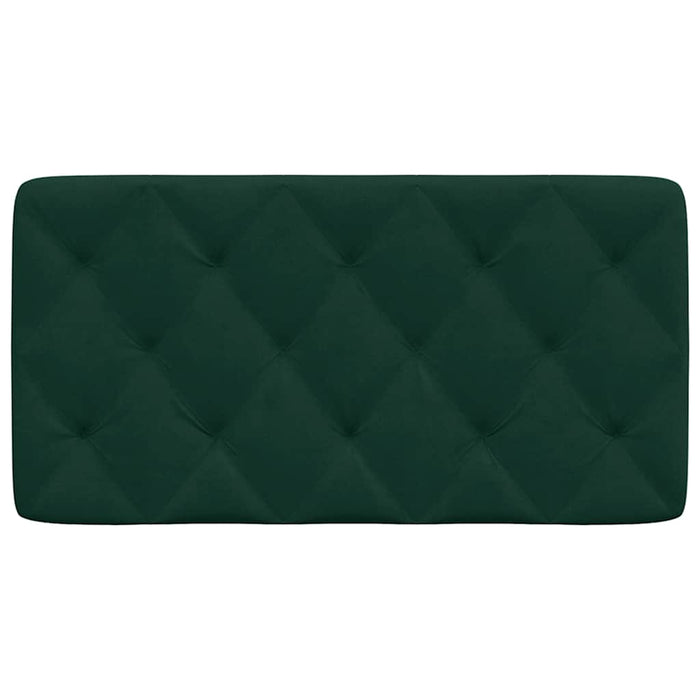 Pernă tăblie de pat, verde, 100 cm, catifea - WALTI WALTI