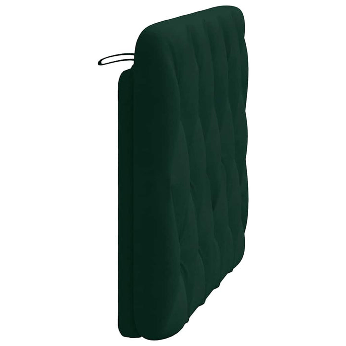 Pernă tăblie de pat, verde, 100 cm, catifea - WALTI WALTI