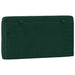 Pernă tăblie de pat, verde, 100 cm, catifea - WALTI WALTI