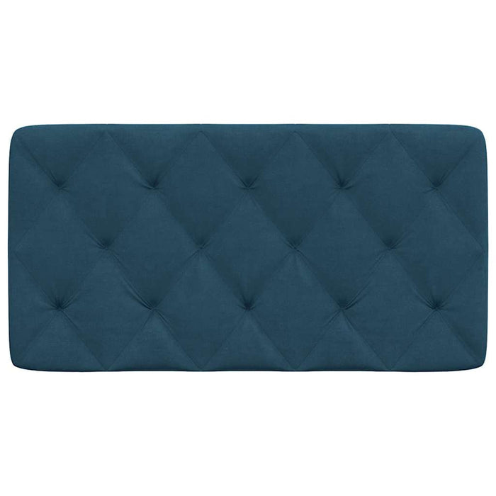 Pernă tăblie de pat, albastru, 100 cm, catifea - WALTI WALTI