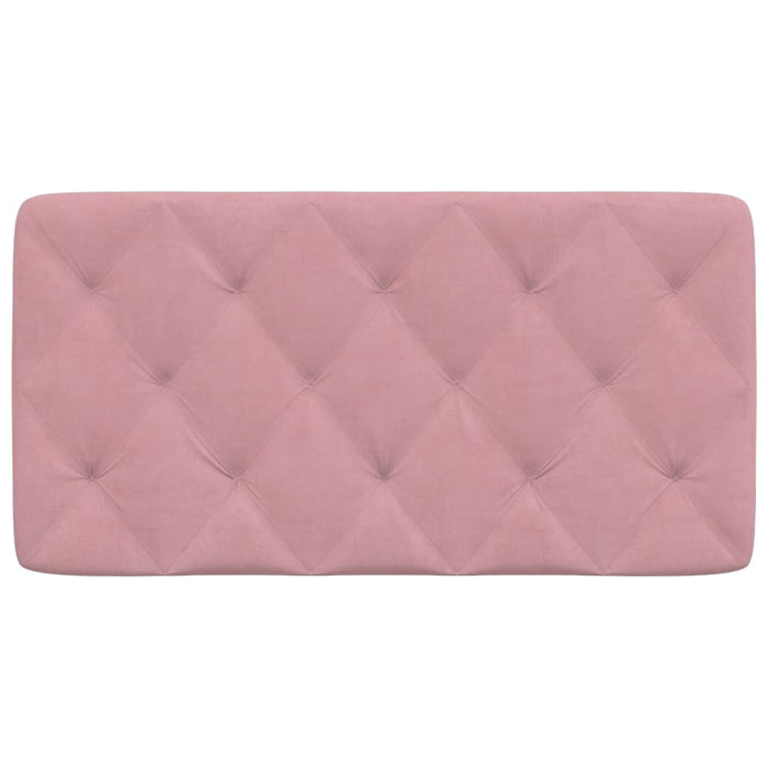 Pernă tăblie de pat, roz, 100 cm, catifea - WALTI WALTI
