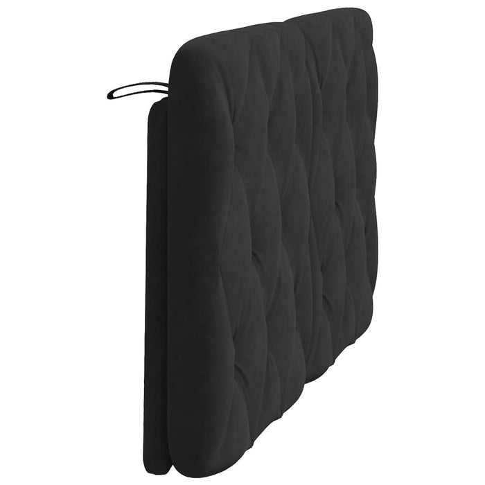 Pernă tăblie de pat, negru, 120 cm, catifea - WALTI WALTI